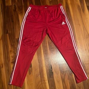 Adidas Red AeroReady Sweatpants
